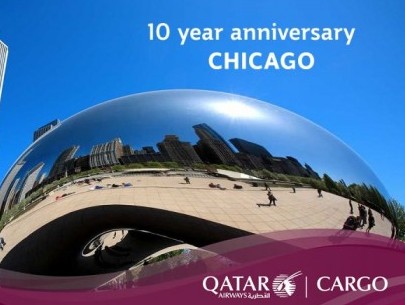 Qatar Cargo marks 10 years of freighter operations to Chicago