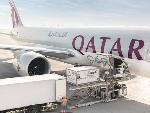 Qatar moved 50,000 tonnes of critical supplies in a pandemic month