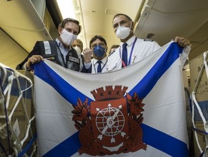 Respirators, health supplies reach RIOgaleao Airport from China