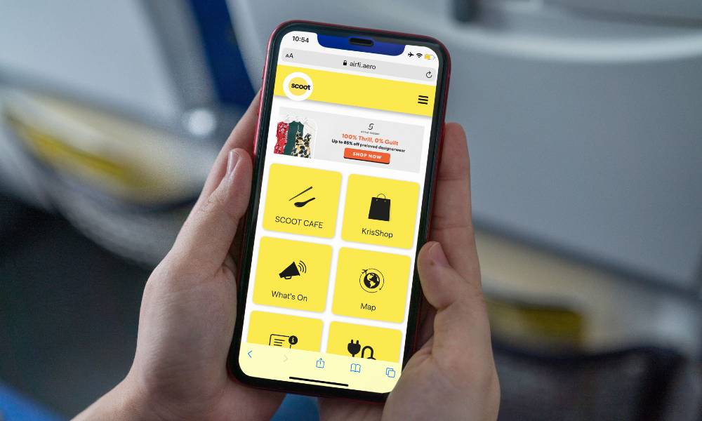 Scoot launches new in-flight portal ScootHub in preparation for post-Covid-19 travel