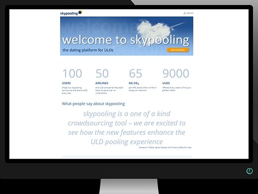 Updated version of the ULD-sharing platform skypooling now available Updated version of the ULD-sharing platform skypooling now available