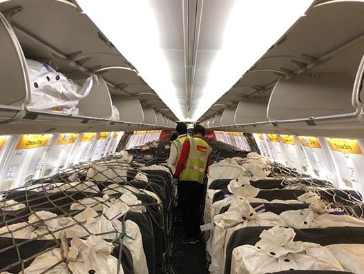 Spicejet goes cargo-in-cabin mode