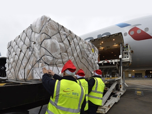 Spreading the season’s cheer, 140,000 tonnes of Christmas cargo flies through Heathrow