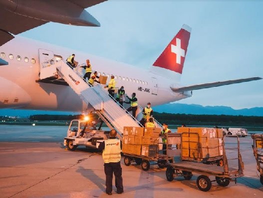 Swiss WorldCargo moves medical supplies from Shanghai to Geneva