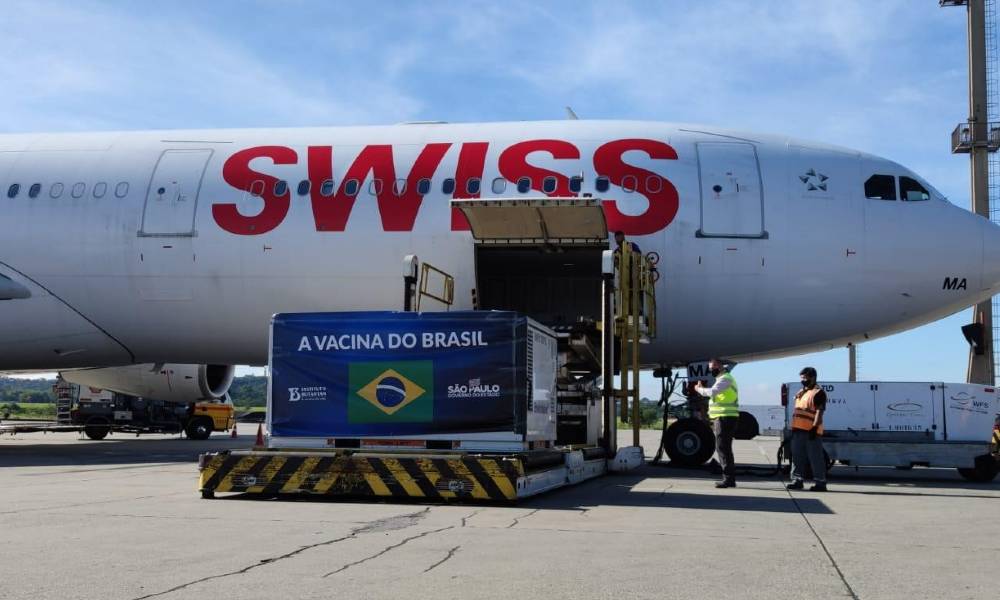 Swiss WorldCargo transports over 14 tonnes of Covid-19 vaccines to Sao Paulo