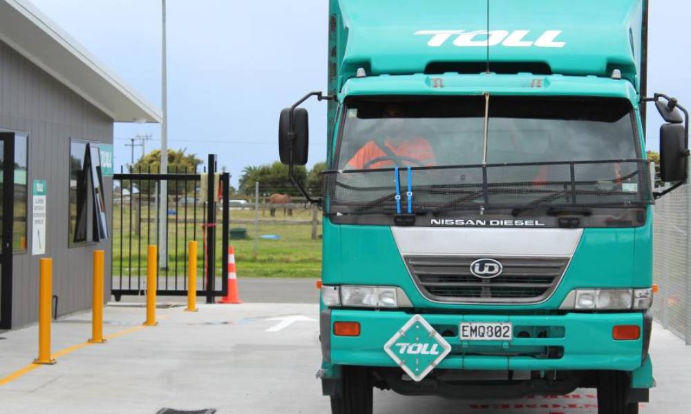 Toll New Zealand’s new purpose-built site opens for business in New Plymouth