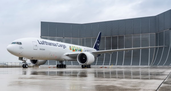 Lufthansa Cargos Boeing 777F gets special livery to support social commitment