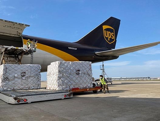 UPS to manage, broker 25 charter flights for next two weeks