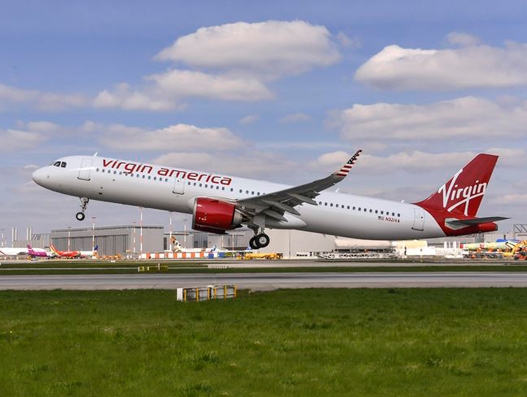 Airbus delivers A321neo to Virgin America