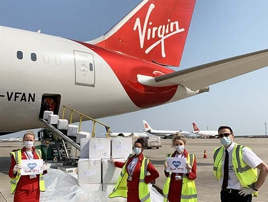 Virgin Atlantic, Virgin Unite team up to fly medical supplies for NHS