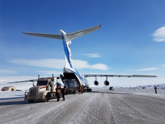 Volga-Dnepr helps Canadian iron ore mining project increase its 2017 production target Volga-Dnepr helps Canadian iron ore mining project increase its 2017 production target