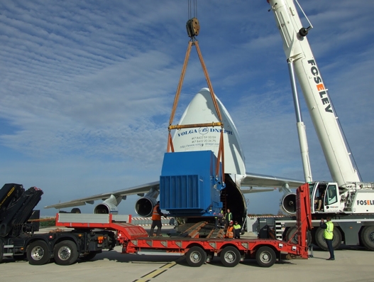 Volga-Dneprs 7-hour airfreight solution saves customer a 20-day sea journey