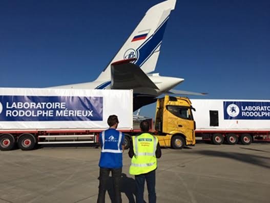 Volga-Dnepr Group operates charter flight to aid emergency Ebola delivery Volga-Dnepr Group operates charter flight to aid emergency Ebola delivery