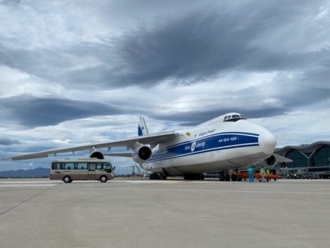 Volga-Dnepr flies high voltage equipment from Mumbai to Vietnam Volga-Dnepr flies high voltage equipment from Mumbai to Vietnam