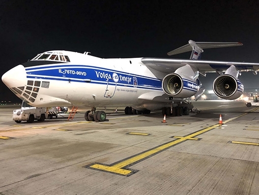 Volga-Dneprs sequential loading reduces ground handling time by six hours Volga-Dneprs sequential loading reduces ground handling time by six hours
