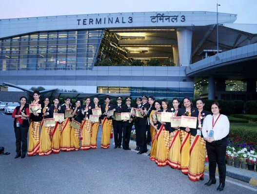 Air India’s all-women crew makes history