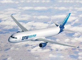 Elbe Flugzeugwerke (EFW), joint venture of ST Engineering and Airbus, has received supplemental type certification for its A321 Passenger-to-Freighter (P2F) conversion from the European Union Aviation Safety Agency (EASA). The Supplement Type Certificate (STC) comes one month after the prototype unit, to be redelivered