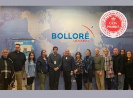 Bolloré Logistics USA received its first IATA CEIV Pharma certification for its Chicago branch, for the handling of temperature-controlled healthcare and life science products, on March 30.