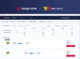 Portugal's flagship carrier TAP Air Cargo now offers real-time offers on leading e-booking platform cargo.one.