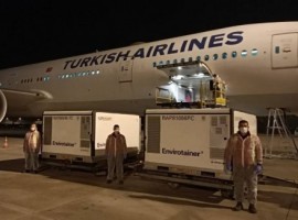 Loaded inside 17 containers equipped with dedicated cooling systems, the Covid-19 vaccines have been delivered to the officials of the Turkey’s Ministry of Health after having been successfully transported from Beijing to Ankara via a dedicated flight.