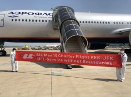 The U-Freight Group chartered a reconfigured Aeroflot passenger aircraft to airfreight over 2,000 cartons of urgently needed personal protective equipment (PPE) from Beijing to New York.