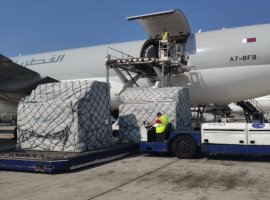 Worldwide Flight Services’ (WFS) cargo handling team in Paris has been rapidly processing shipments of personal protective equipment (PPE) delivered by Qatar Airways Cargo for hospitals across France treating Covid-19 patients.