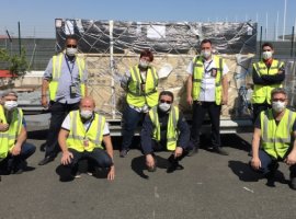 WFS cargo handling team continue to provide a fast and professional response for all shipments of medical equipment and other vital supplies at the Paris Orly Airport