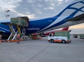 This is the first flight in a series on 17 flights under the charter programme which will last up till spring 2021 to facilitate the development of Far East agriculture sector.