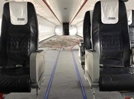 Aegean Airlines has changed the interior of two A320/321 aircraft in its fleet in order to be able to carry larger cargoes of medical supplies