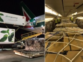 The flight had an optimum mix of high density cargo along with pharmaceuticals, auto parts, spares, chemicals, garments and courier, which helped achieve the desired result.