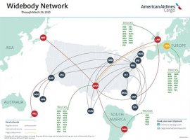 American Airlines Cargo will fly long-haul widebody passenger flights carrying cargo this week to locations including Auckland Airport (AKL), São Paulo International Airport (GRU) and Honolulu International Airport (HNL). The airline is thus continuing to operate international widebody service to key locations around