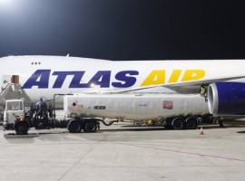 The Atlas Air Flight 562 was powered by a blend of fuel containing 2.33 per cent SAF sourced from fresh vegetable oil.