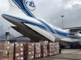 Bolloré Logistics chartered an Iliouchine II-76 carrying critical medical supplies to Guyana for the first time.