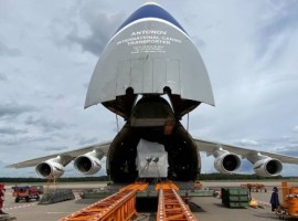 Together with deugro Houston, deugro Air Chartering executed the transport of oversized compressor equipment using an Antonov 124 (AN-124).
