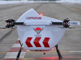 Under the terms of the agreement, the parties shall cooperate and work jointly towards testing an automated drone as it tracks and lands on a moving ground vehicle within the flight arena.