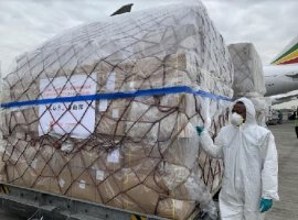 Ethiopian Airlines successfully facilitates a second round of the shipments of life saving medical supplies to fight COVID-19 donated by Jack Ma to all African countries.