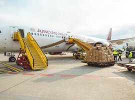 GEFCO transported 64 tonnes of Covid-19 medical supplies on 2 planes from Shanghai to Bratislava for distribution in Slovakia and Czech Republic