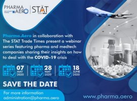 Pharma.Aero has collaborated with The STAT Trade Times to launch a series of three webinars featuring pharmaceutical and medtec companies to discuss the impact and the way forward.