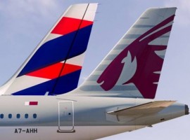 The expanded agreement will allow Qatar Airways passengers to book travel on 45 additional LATAM Airlines Brazil flights and to access over 40 domestic and international destinations on the South American carrier’s network.