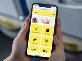 Easily accessed from customers’ own mobile devices, it will help reduce surface contact and physical interactions between customers and crew.