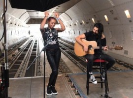 The British singer performed live on the main deck of an AirBridgeCargo Boeing 747F to celebrate Volga-Dnepr’s 30th anniversary and to honour air cargo’s Covid-19 warriors.