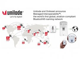Unilode Aviation Solutions and OnAsset Intelligence have launched the world's first aviation-compliant Bluetooth roaming network.