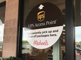 The Michaels Companies, Inc., the largest arts and crafts retail chain in North America, and UPS announced curb-side service at UPS Access Point® locations