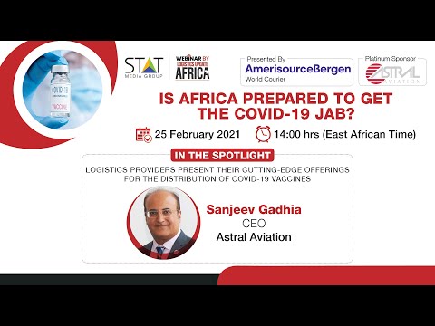 Sanjeev Gadhia, CEO and founder of Astral Aviation at Vaccine Logistics Virtual Summit